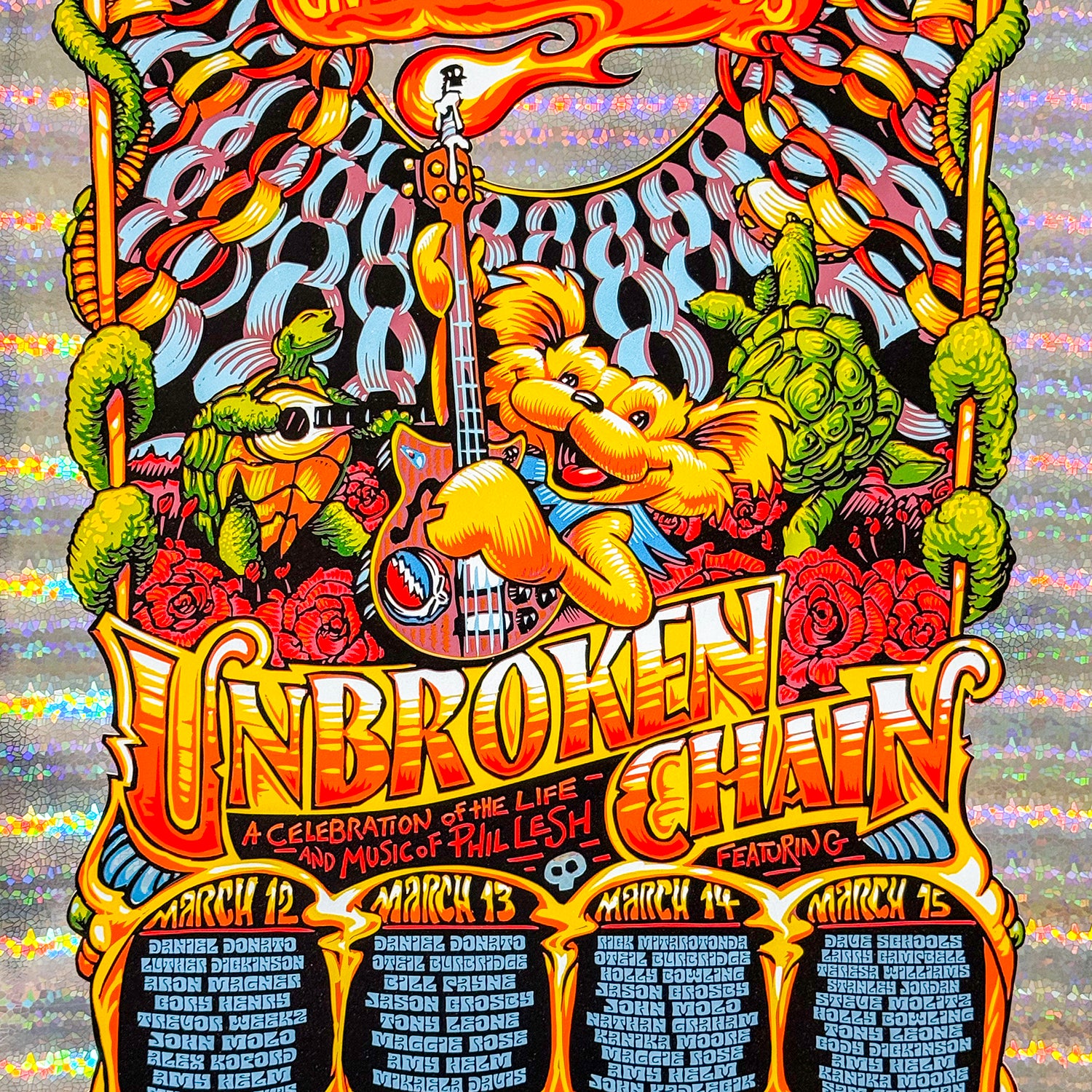 AJ Masthay "Unbroken Chain" Stained Glass Foil Variant