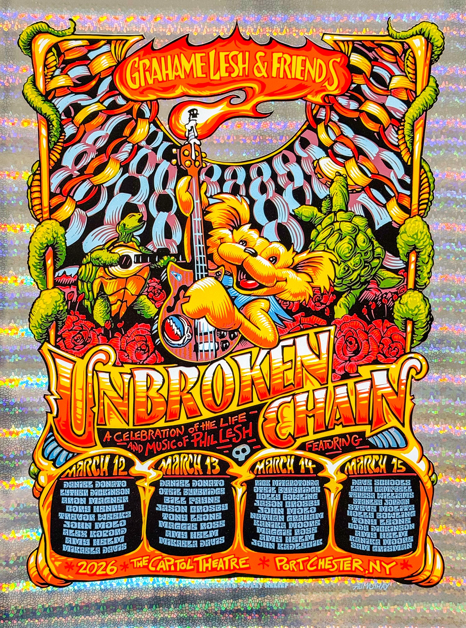AJ Masthay "Unbroken Chain" Stained Glass Foil Variant