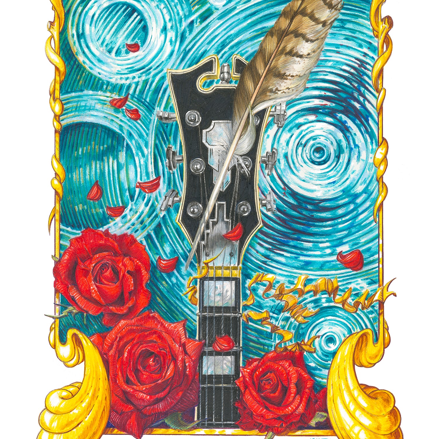 AJ Masthay "300 Years - Bob Weir Tribute" Timed Edition