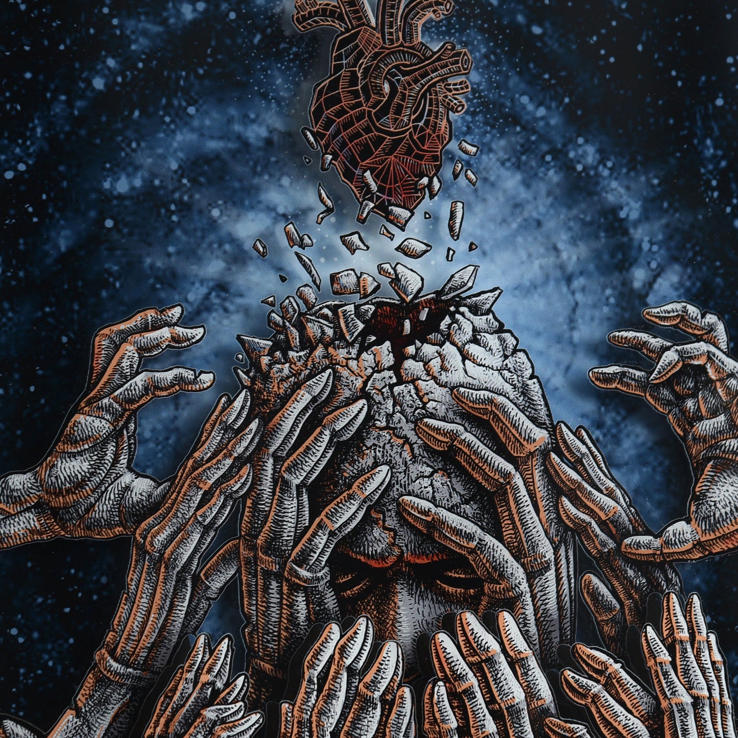 EMEK "Depression" Framed Acrylic Diorama