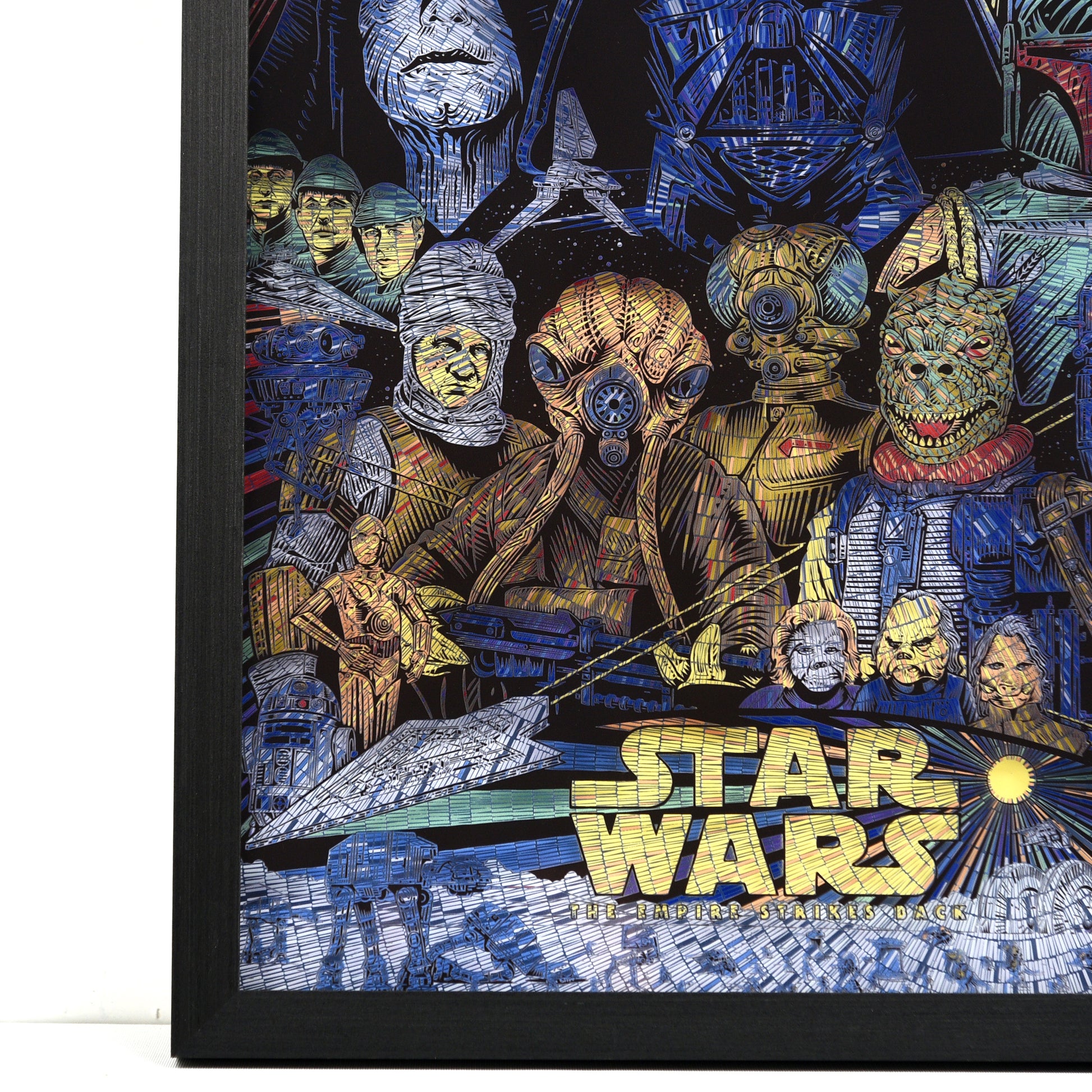 Todd Slater "Echoes of the Empire (Star Wars)" Framed Acrylic Diorama