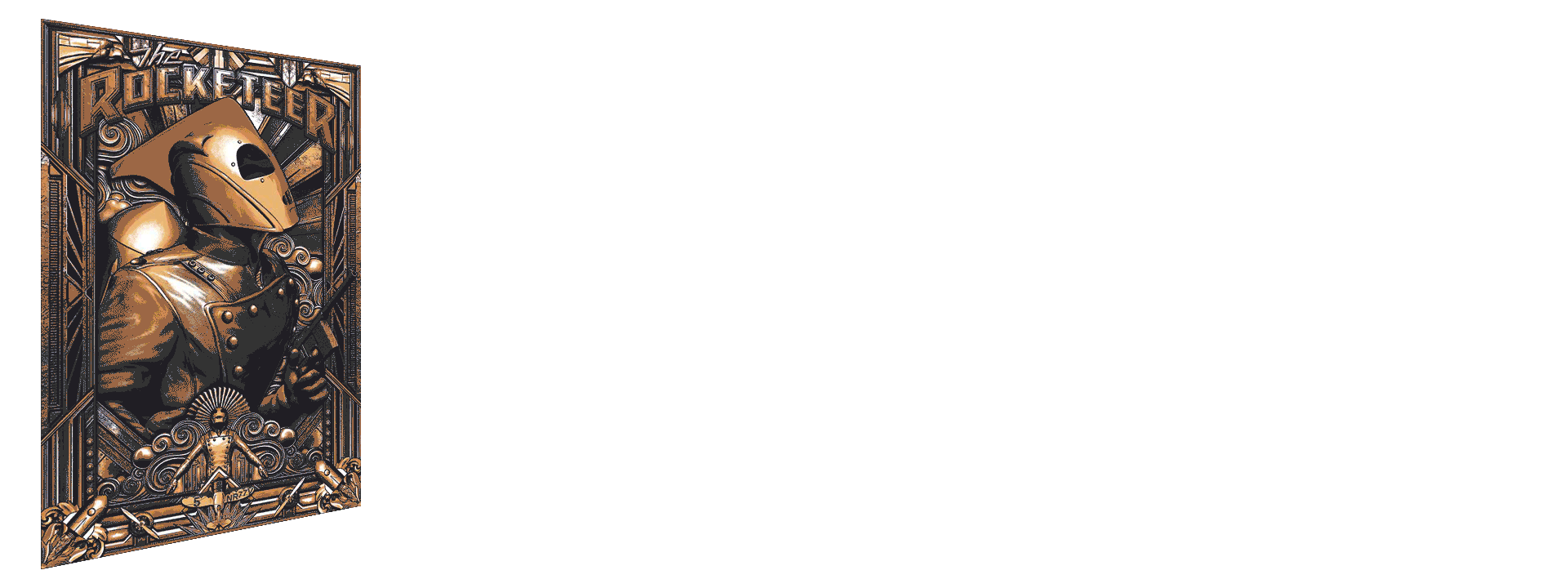 Anthony Petrie "The Rocketeer" Multi-Layer Acrylic