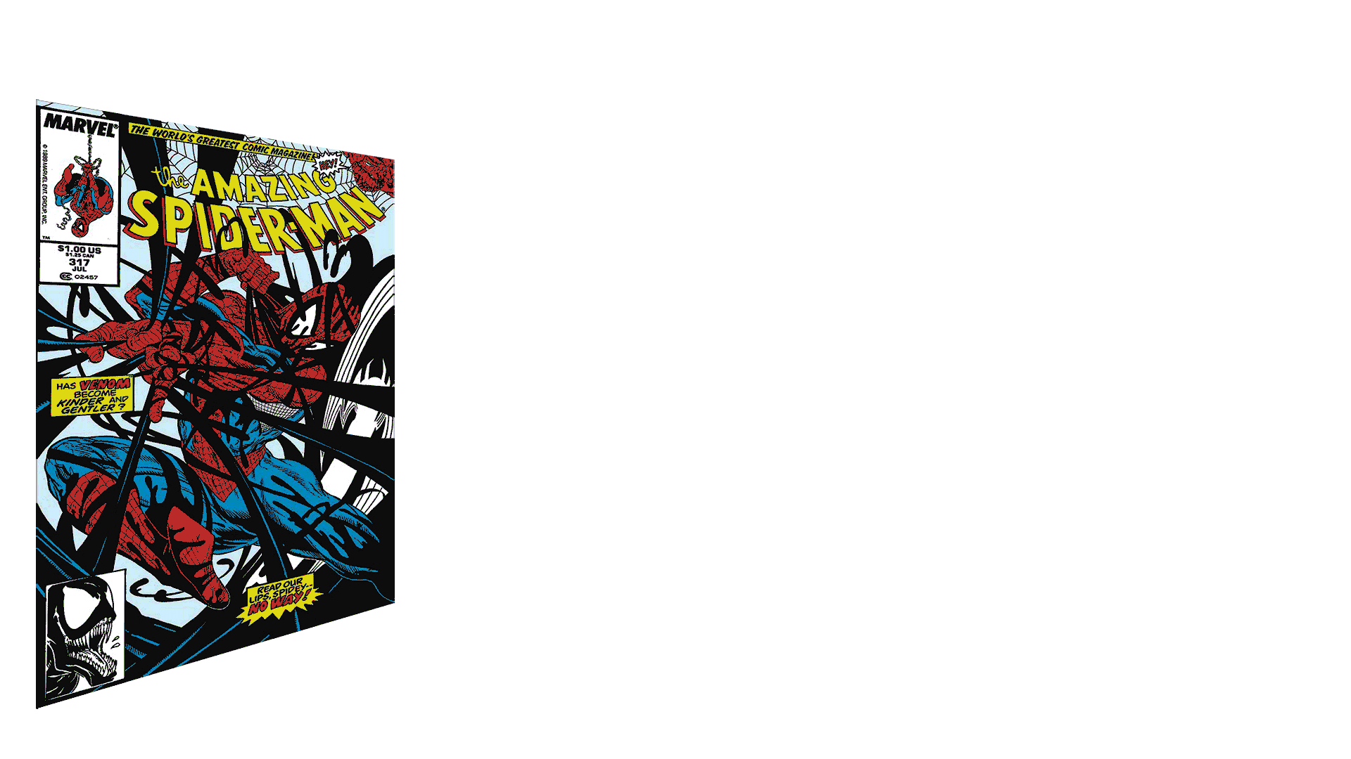 Todd McFarlane "The Amazing Spider-Man #317" Multi-Layer Acrylic (Comic Size)