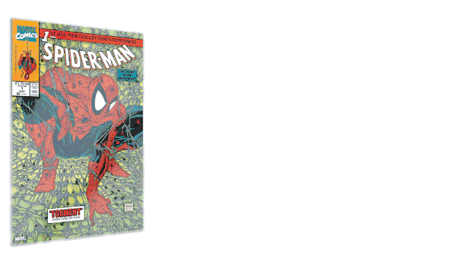 Todd McFarlane "Spider-Man #1" Multi-Layer Acrylic Panel - Comic Size (SET)