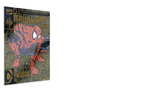 Todd McFarlane "Spider-Man #1 (Gold)" Multi-Layer Acrylic Panel