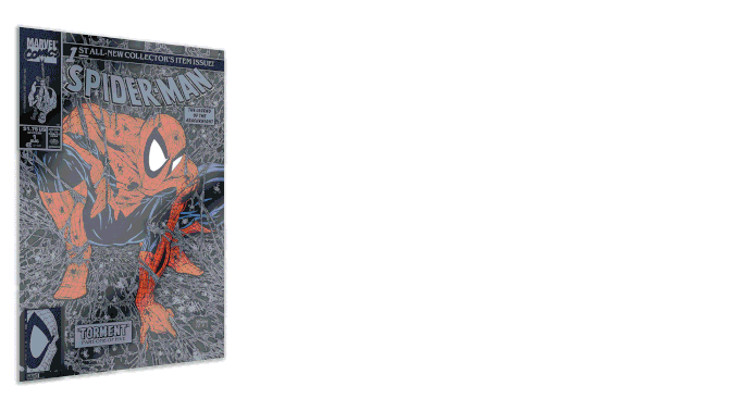 Todd McFarlane "Spider-Man #1" Multi-Layer Acrylic Panel (SET)