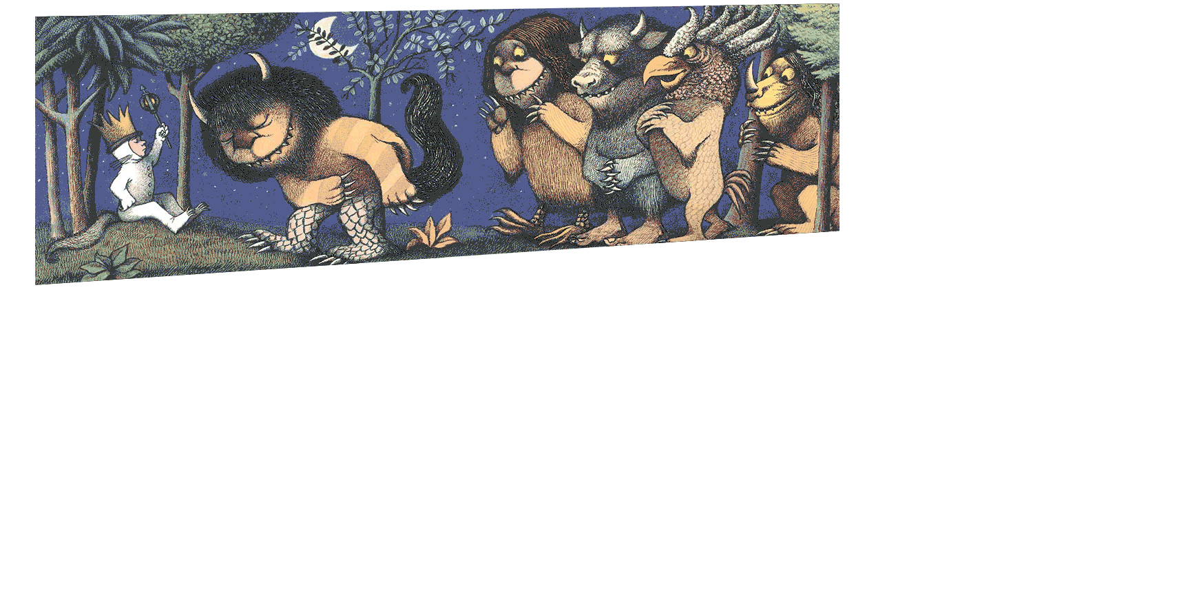 Maurice Sendak "Where the Wild Things Are" Multi-Layer Acrylic