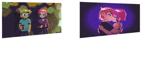 Scott Pilgrim Takes Off "Solo Cups & Kiss" Multi-Layer Acrylic (SET) in