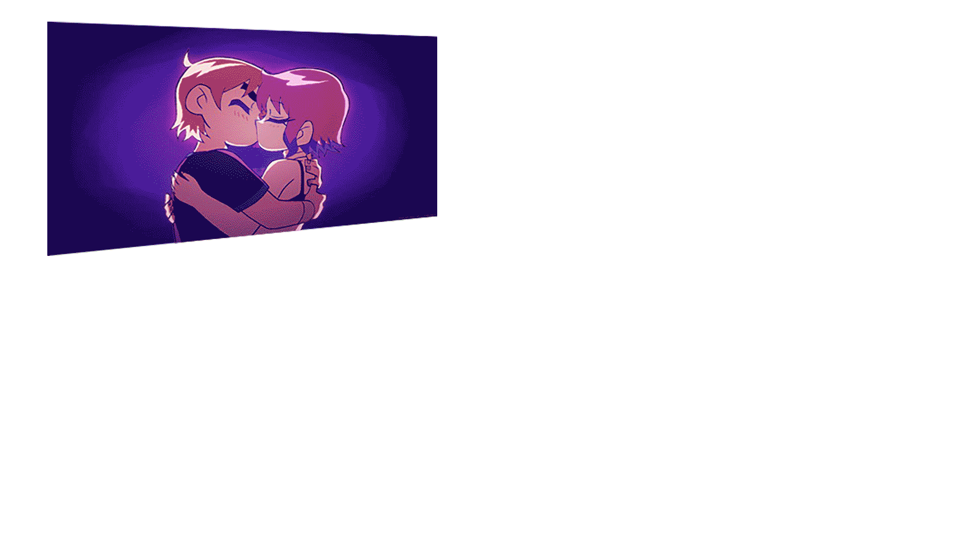 Scott Pilgrim Takes Off "Kiss" Multi-Layer Acrylic