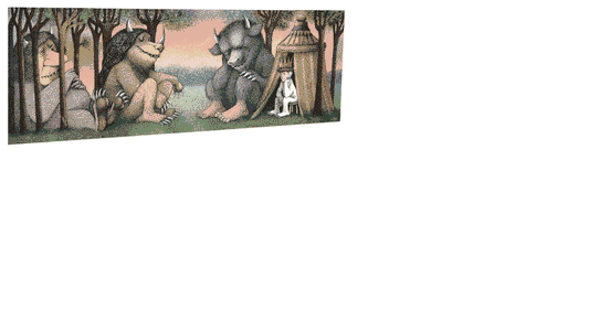 Maurice Sendak "Where the Wild Things Are: Off To Bed" Multi-Layer Acrylic