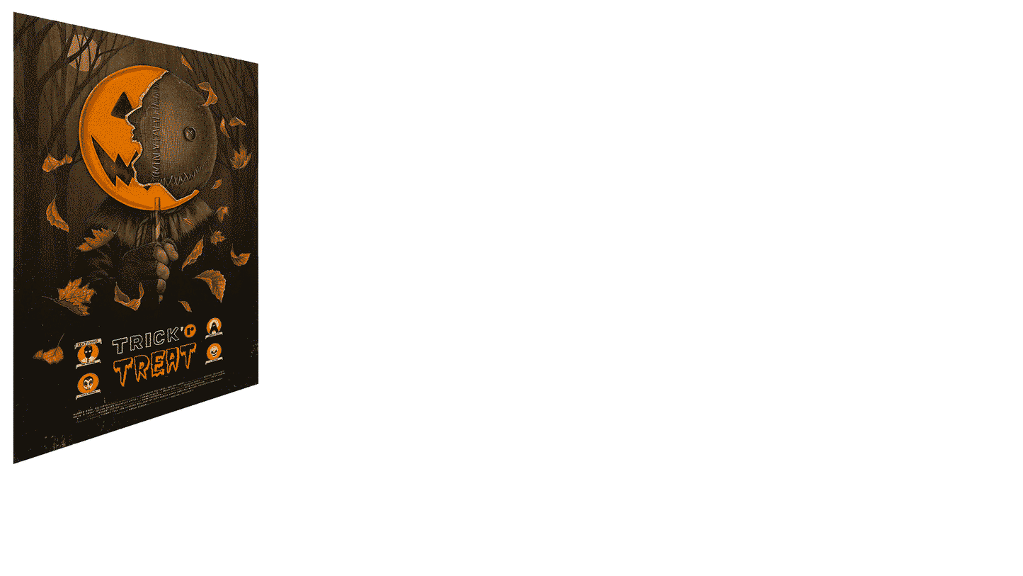 Peter Strain "Trick 'r Treat" Multi-Layer Acrylic (Comic Size)