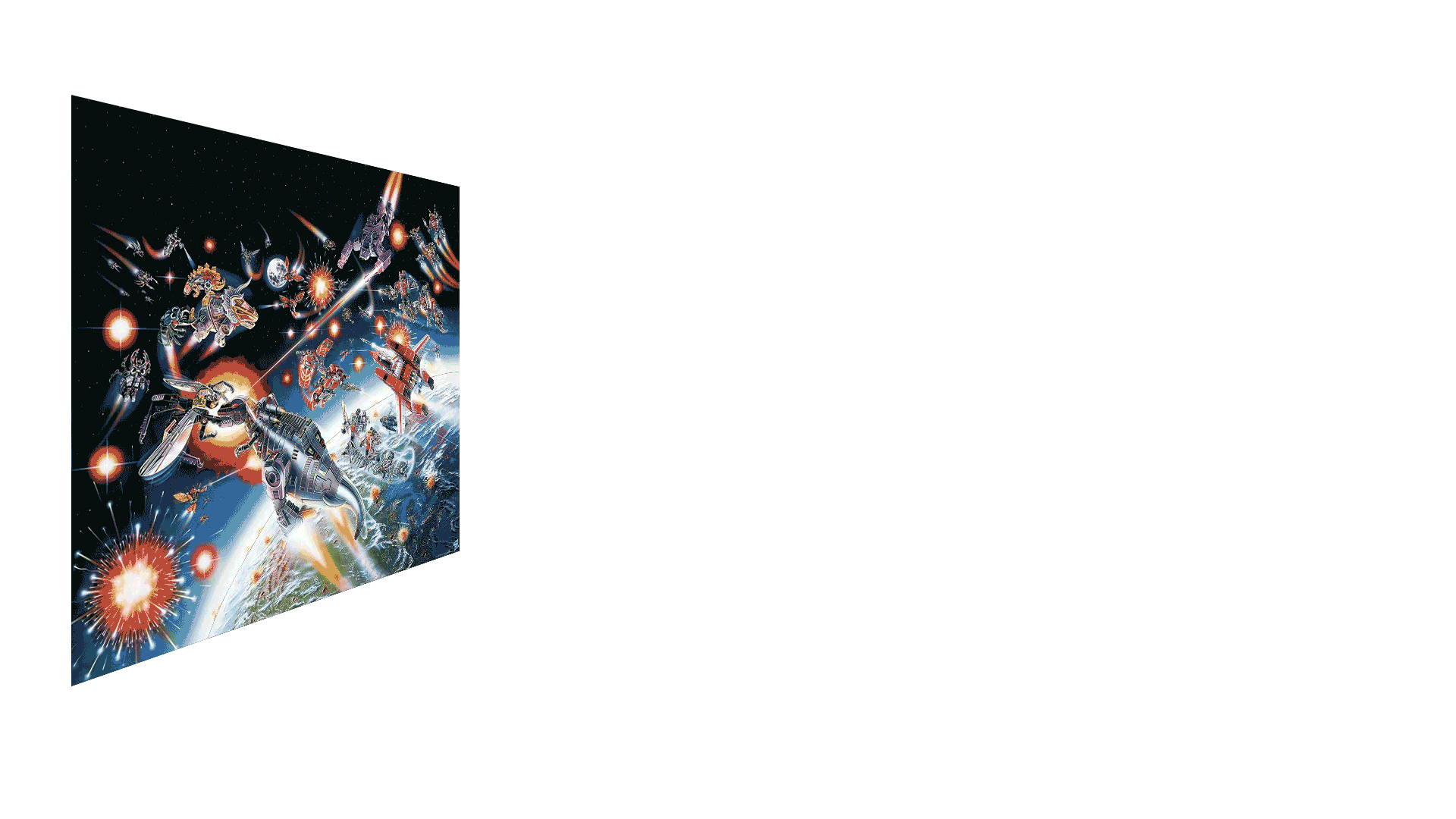 Jeffrey Mangiat "Transformers 40th Anniversary - Version B" Multi-Layer Acrylic