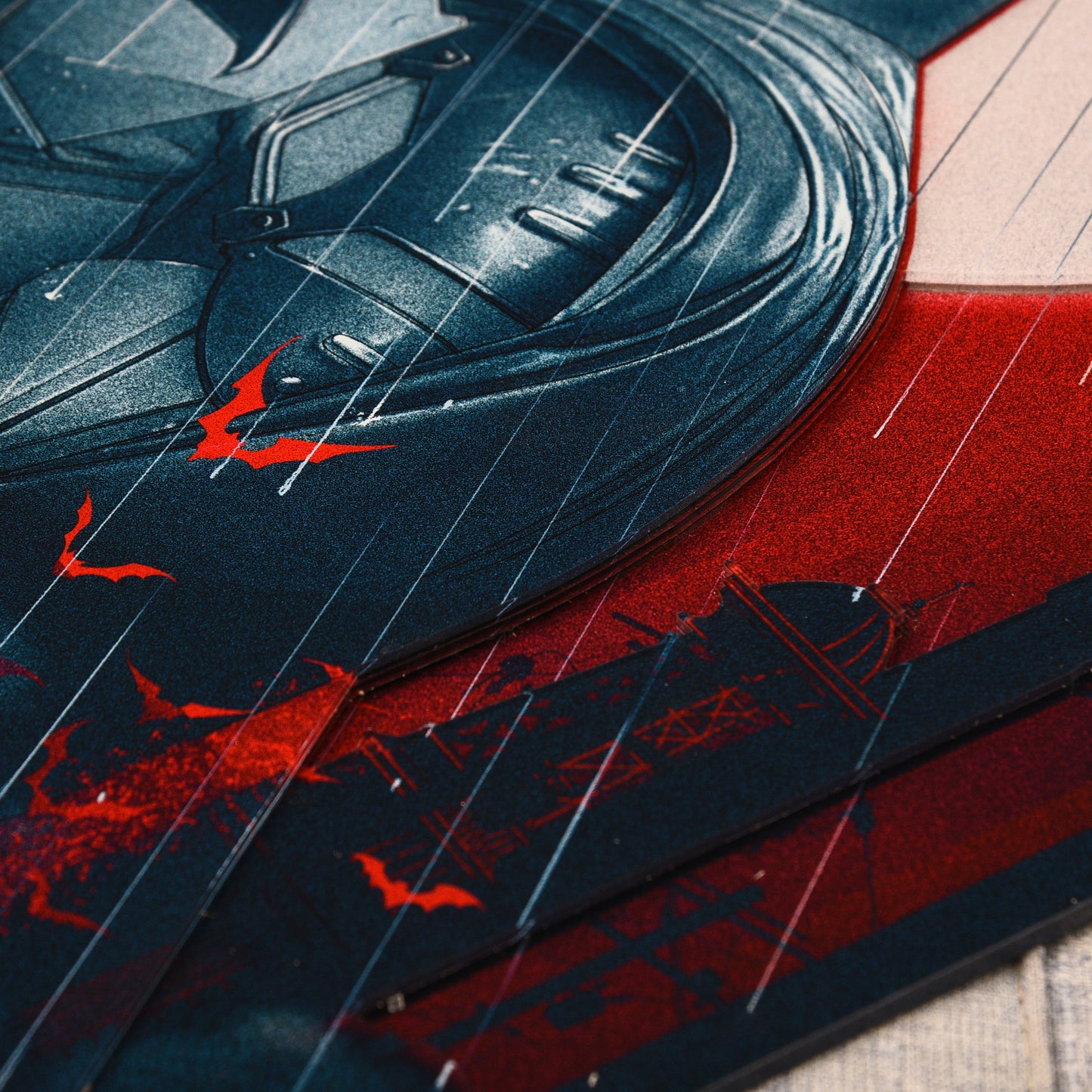 Bruno Vergauwen "The Batman" Multi-Layer Acrylic