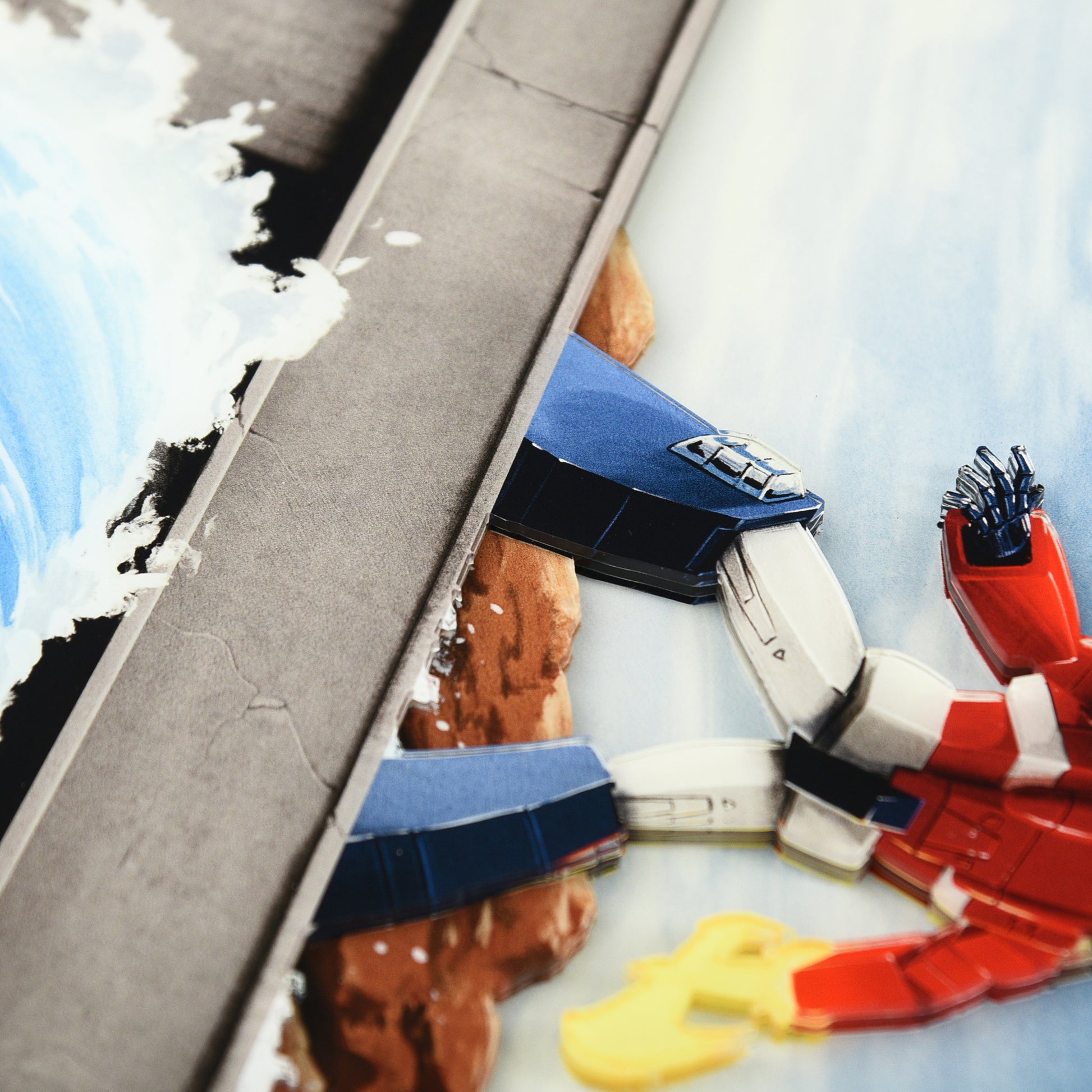 Matt Ferguson "Transformers: Megatron vs. Optimus Prime" Multi-Layer Acrylic