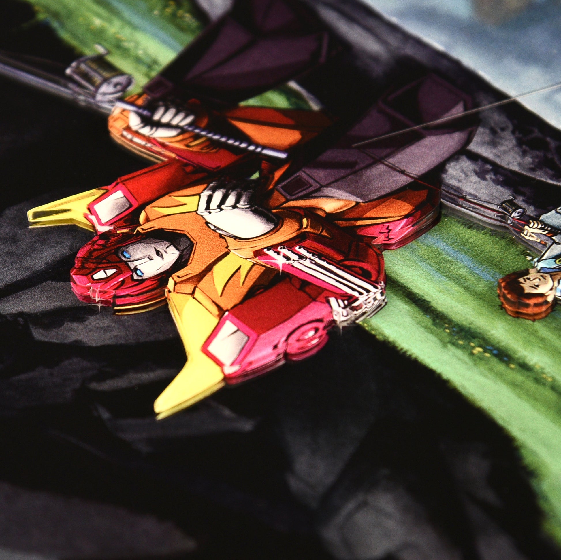 Matt Ferguson "Transformers: Hot Rod" Multi-Layer Acrylic
