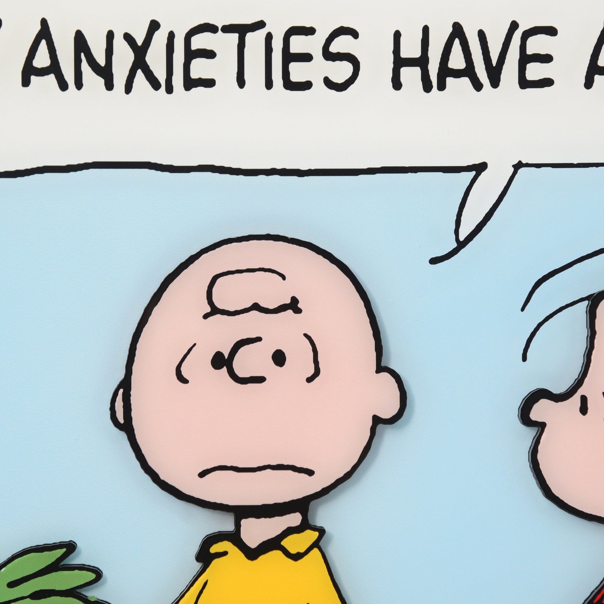 Charles M. Schulz "My Anxieties Have Anxieties" Multi-Layer Acrylic