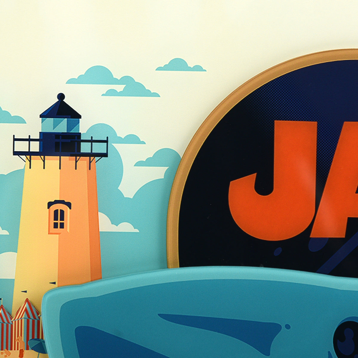 Tom Whalen "JAWS" Multi-Layer Acrylic (24x16)