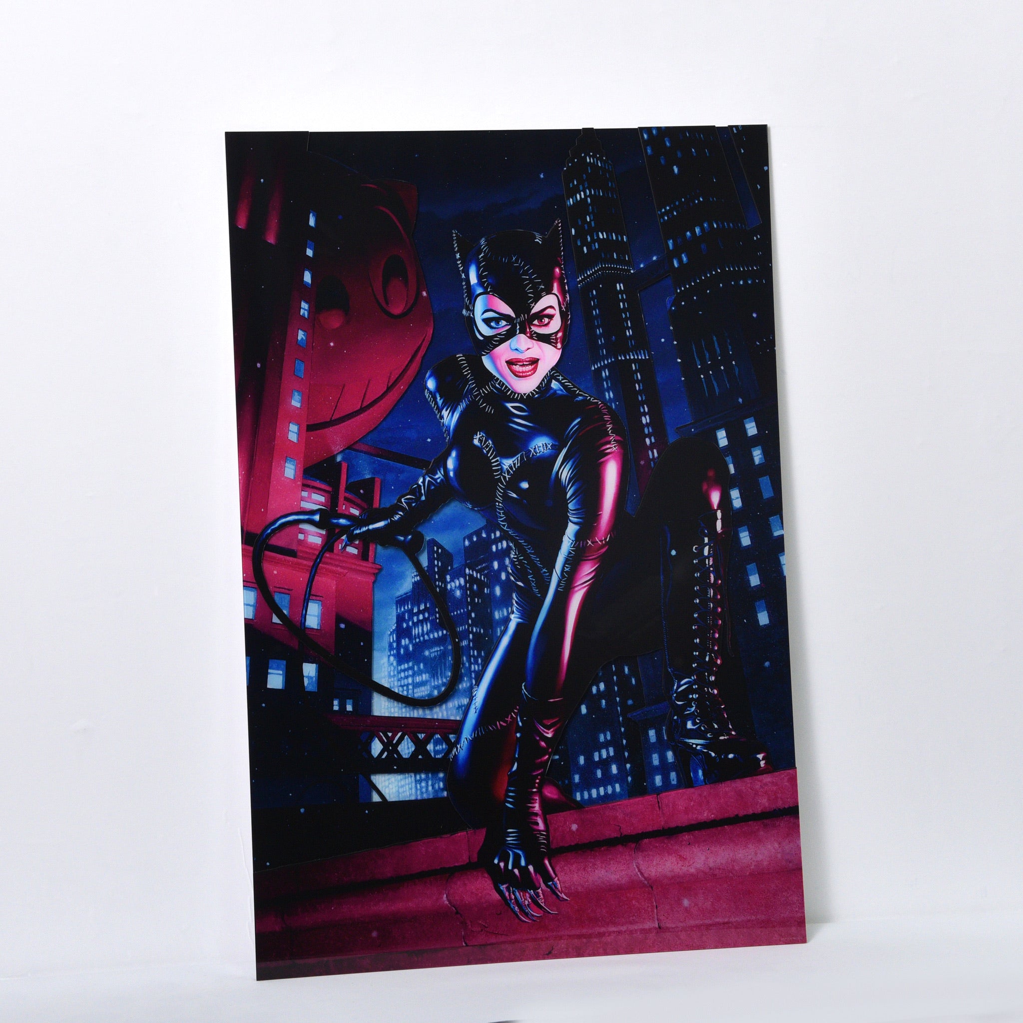 Robert Laskey "Catwoman (Batman Returns)" Multi-Layer Acrylic Panel