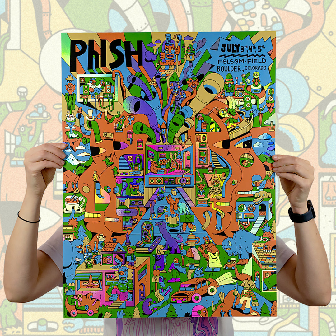 Cezar Berje "Phish - Boulder, CO" Foil Variant
