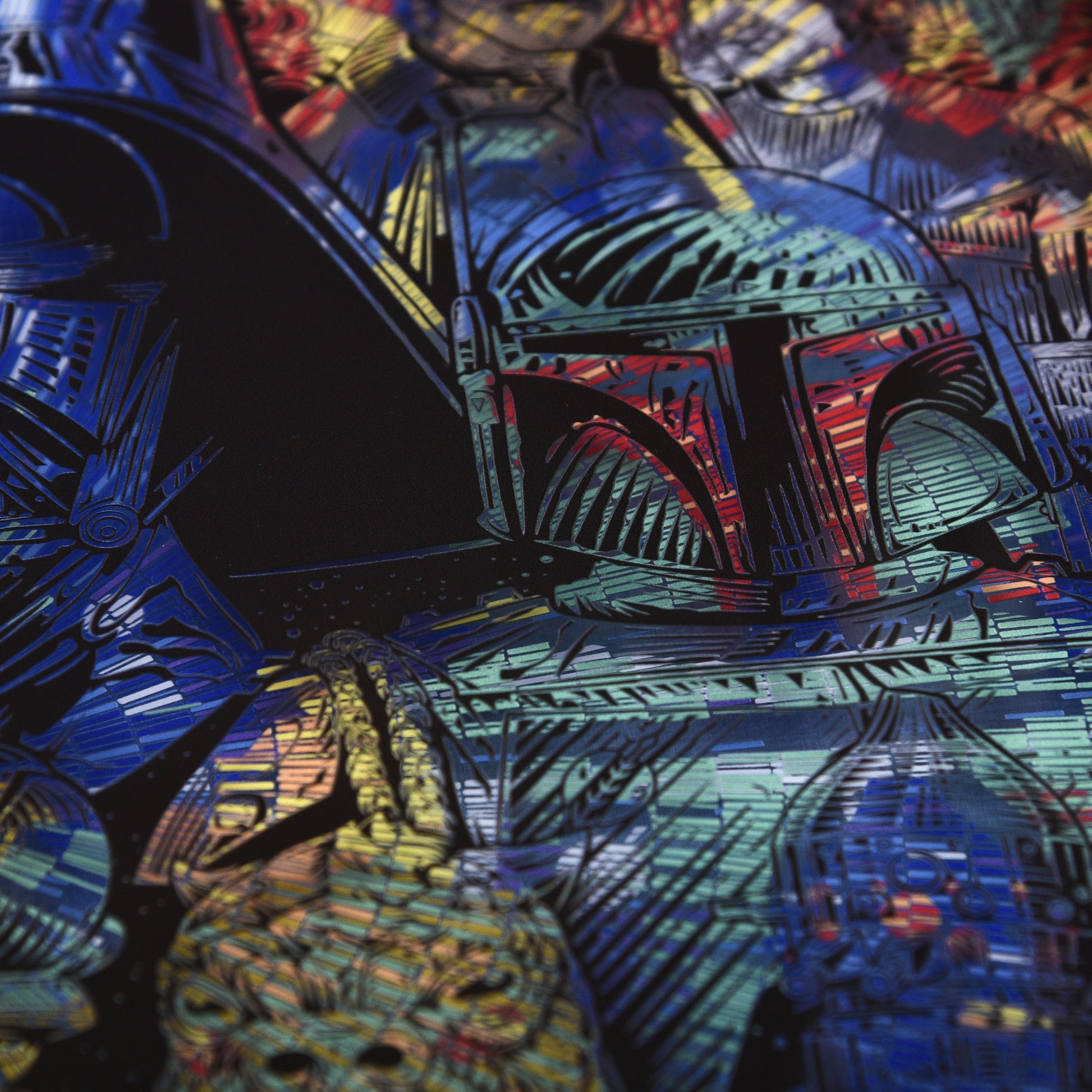 Todd Slater "Echoes of the Empire (Star Wars)" Framed Acrylic Diorama