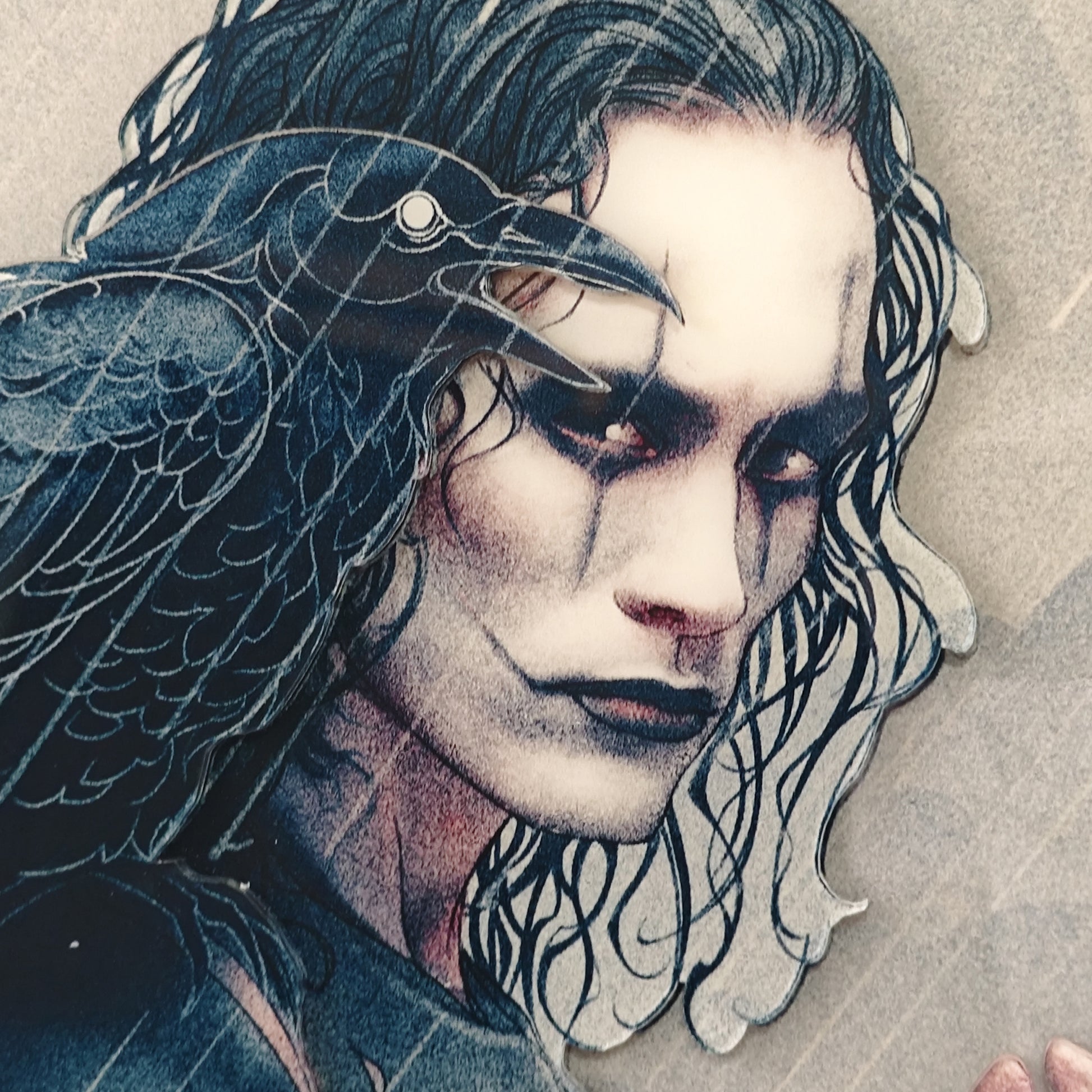 Bruno Vergauwen "The Crow" Multi-Layer Acrylic