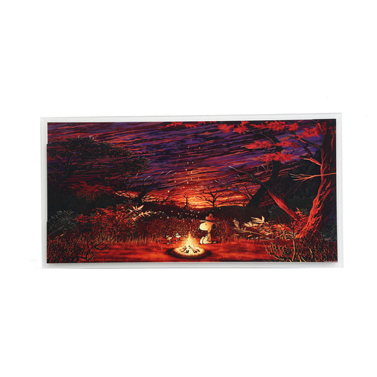 Mark Chilcott & Charles M. Schulz "Peanuts: Campfire" Multi-Layer Acrylic
