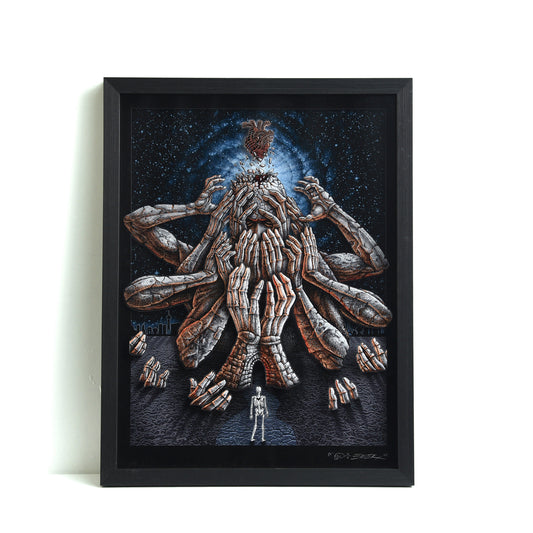 EMEK "Depression" Framed Acrylic Diorama