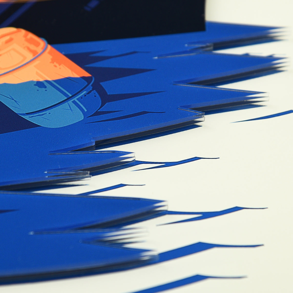 Tom Whalen "JAWS" Multi-Layer Acrylic (24x16)