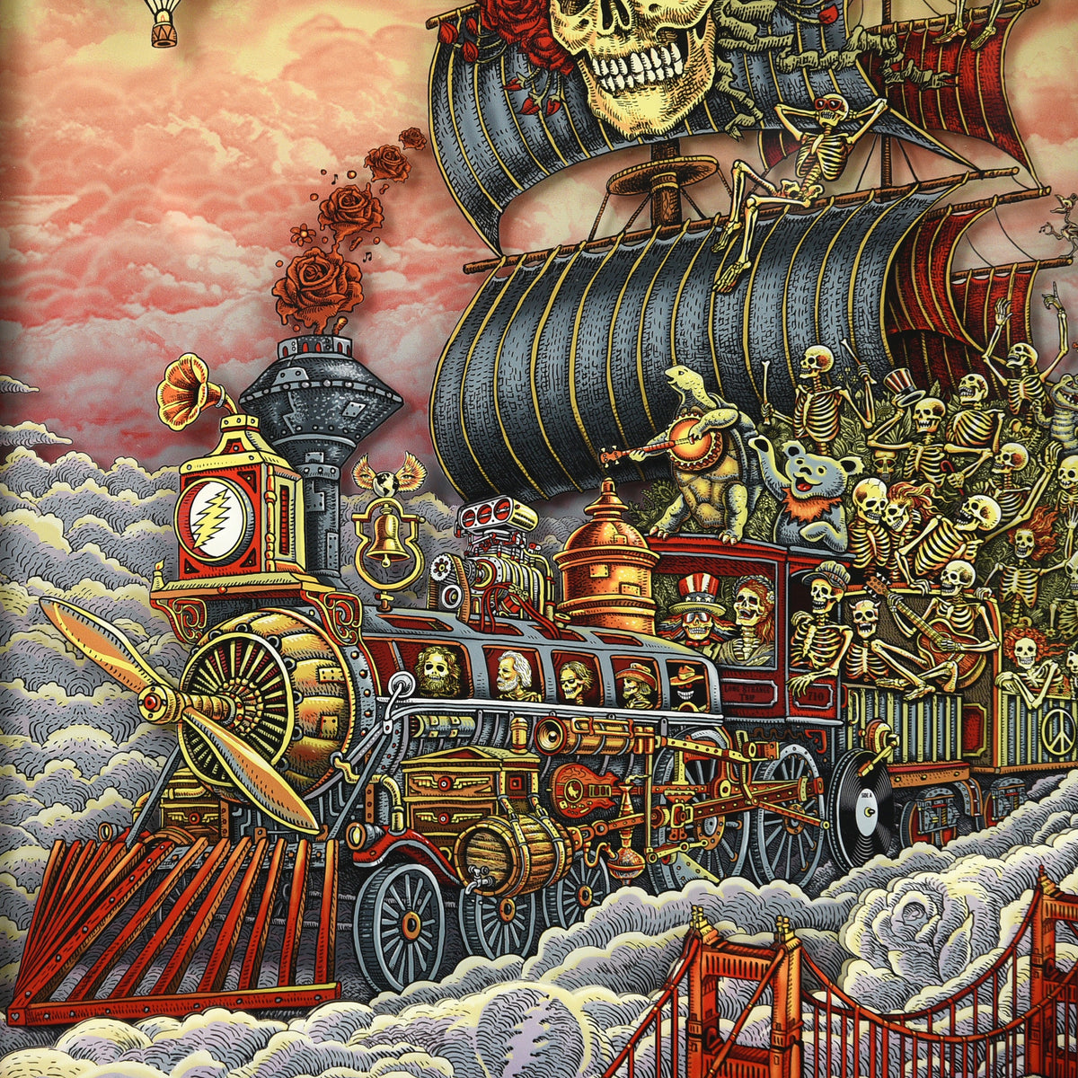 EMEK "Trip of Fools" Framed Acrylic Diorama