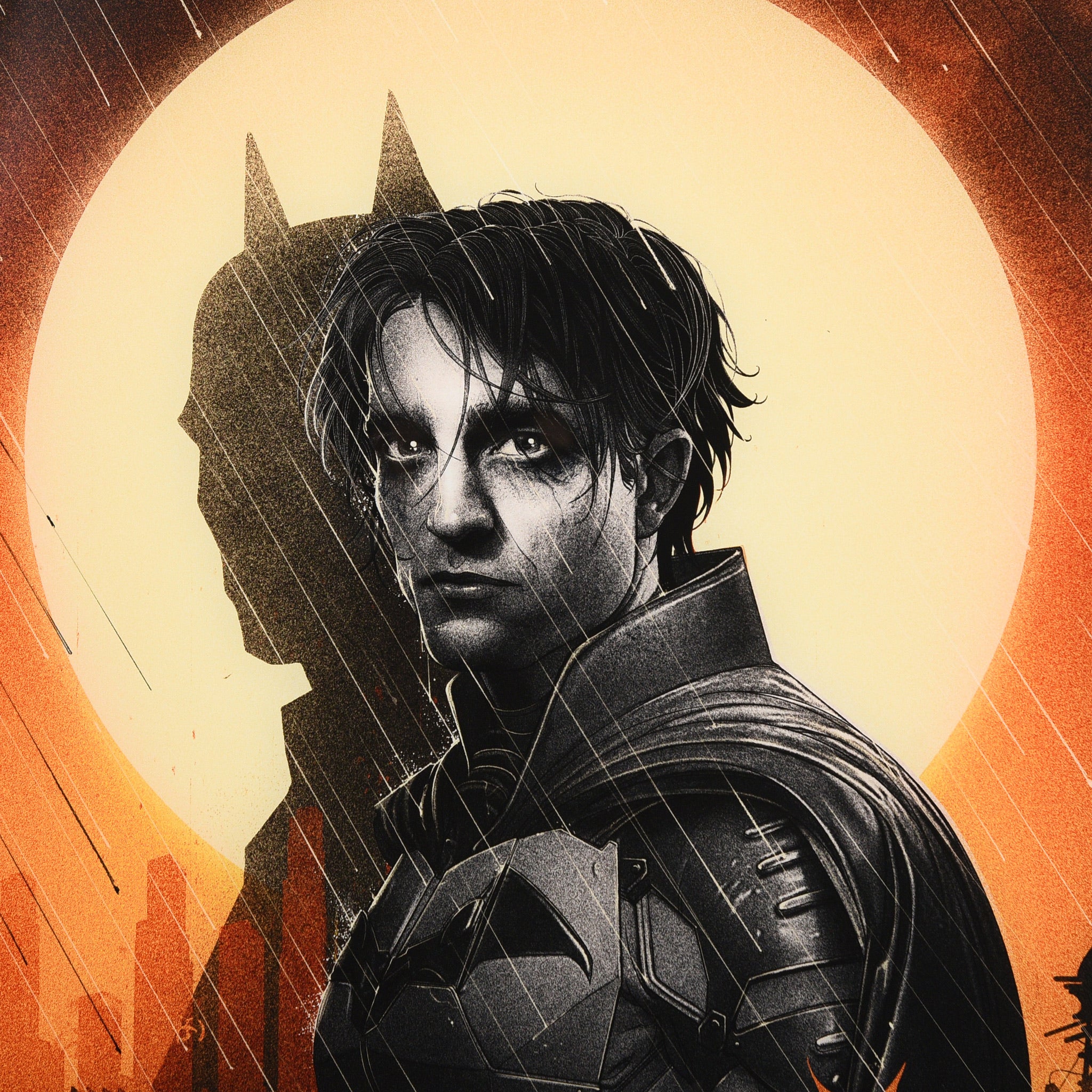 Bruno Vergauwen "The Batman" Variant - Acrylic Panel Print