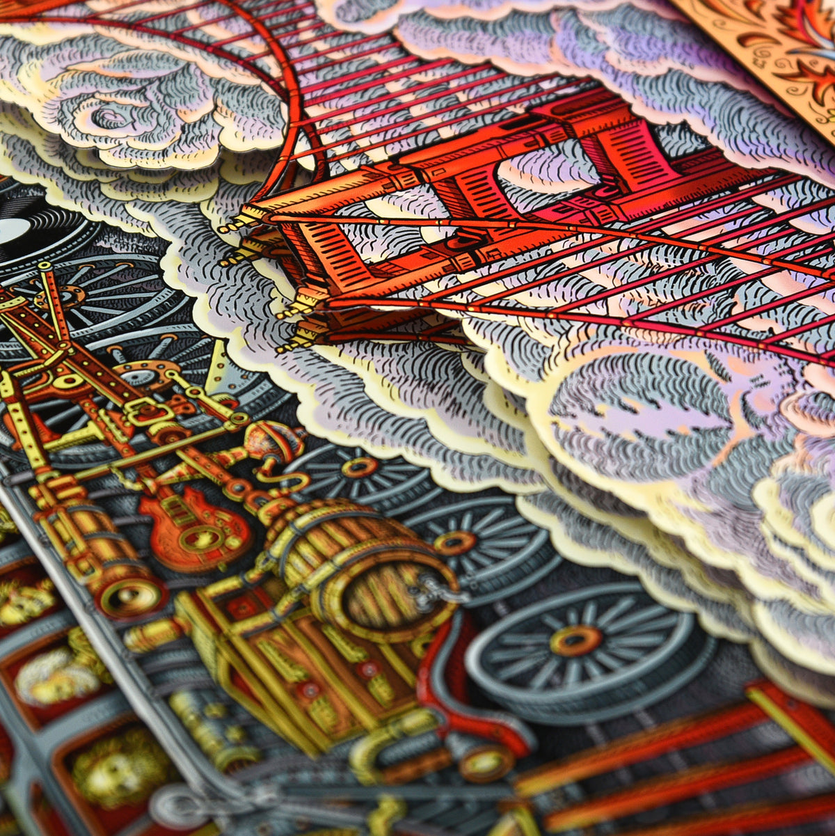EMEK "Trip of Fools" Variant - Framed Acrylic Diorama