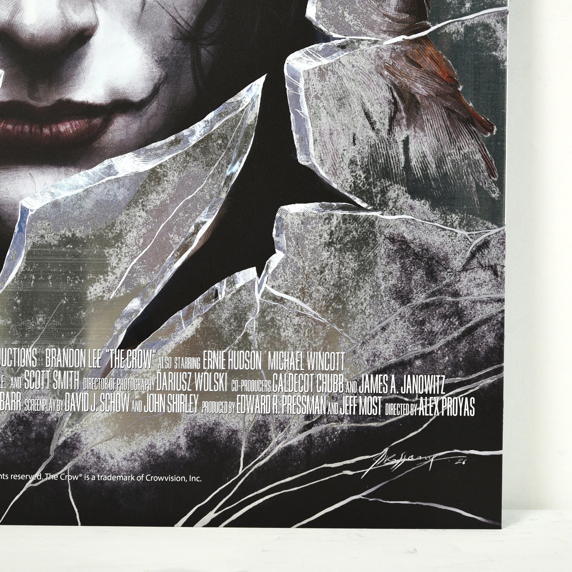 JS Rossbach "The Crow" Aluminum Print