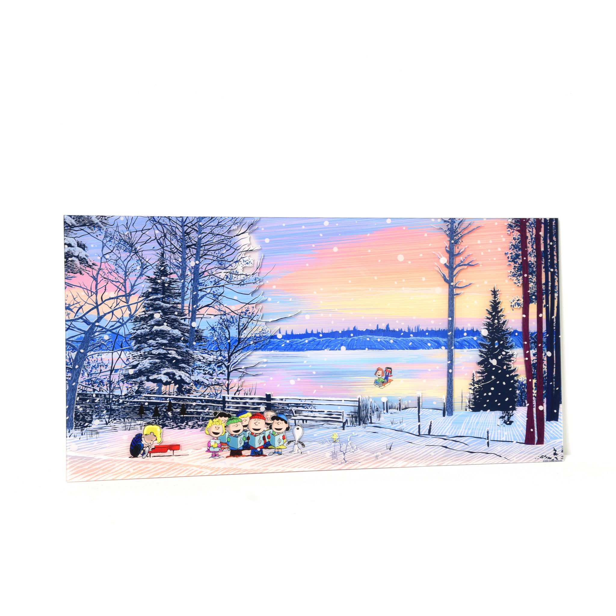 Mark Chilcott & Charles M. Schulz "Peanuts: Christmas" Multi-Layer Acrylic