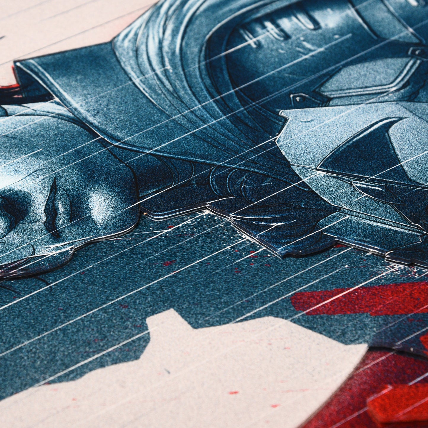 Bruno Vergauwen "The Batman" Multi-Layer Acrylic