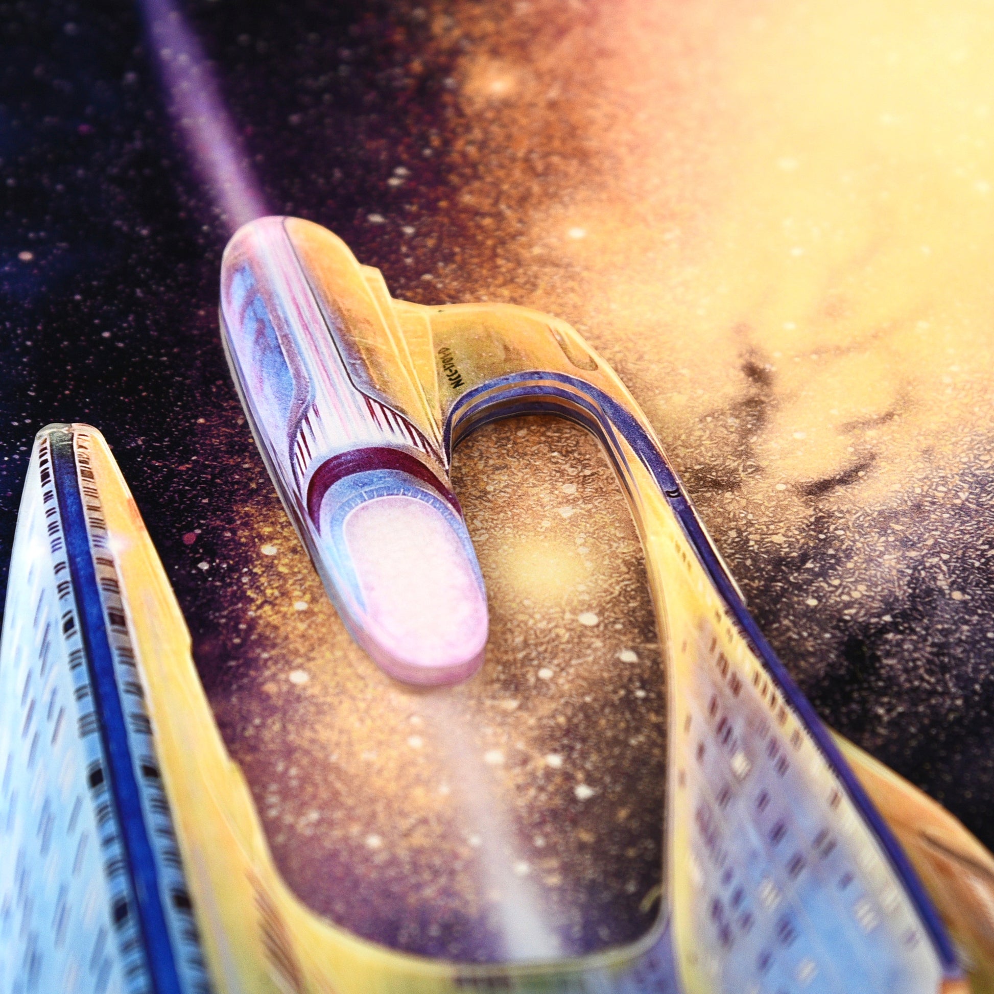 Star Trek: The Next Generation - Ready Room Enterprise D - Multi-Layer Acrylic (36x18)