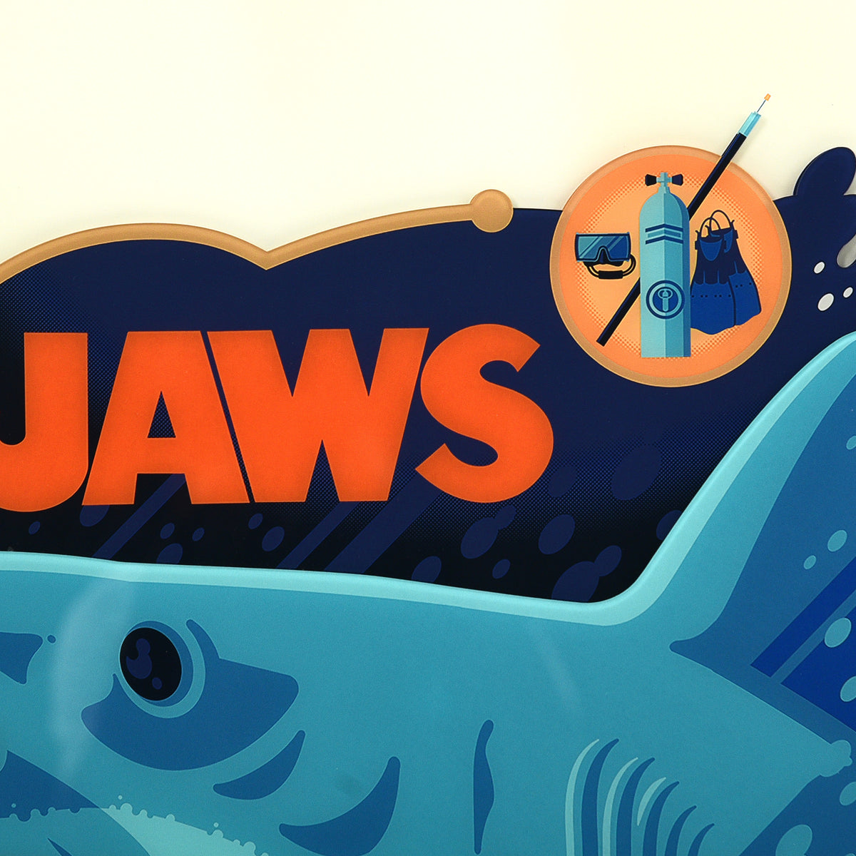 Tom Whalen "JAWS" Multi-Layer Acrylic (24x16)