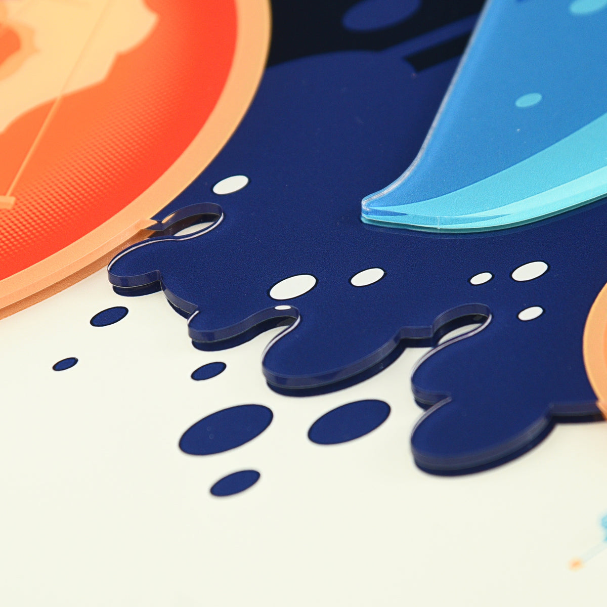 Tom Whalen "JAWS" Multi-Layer Acrylic (24x16)