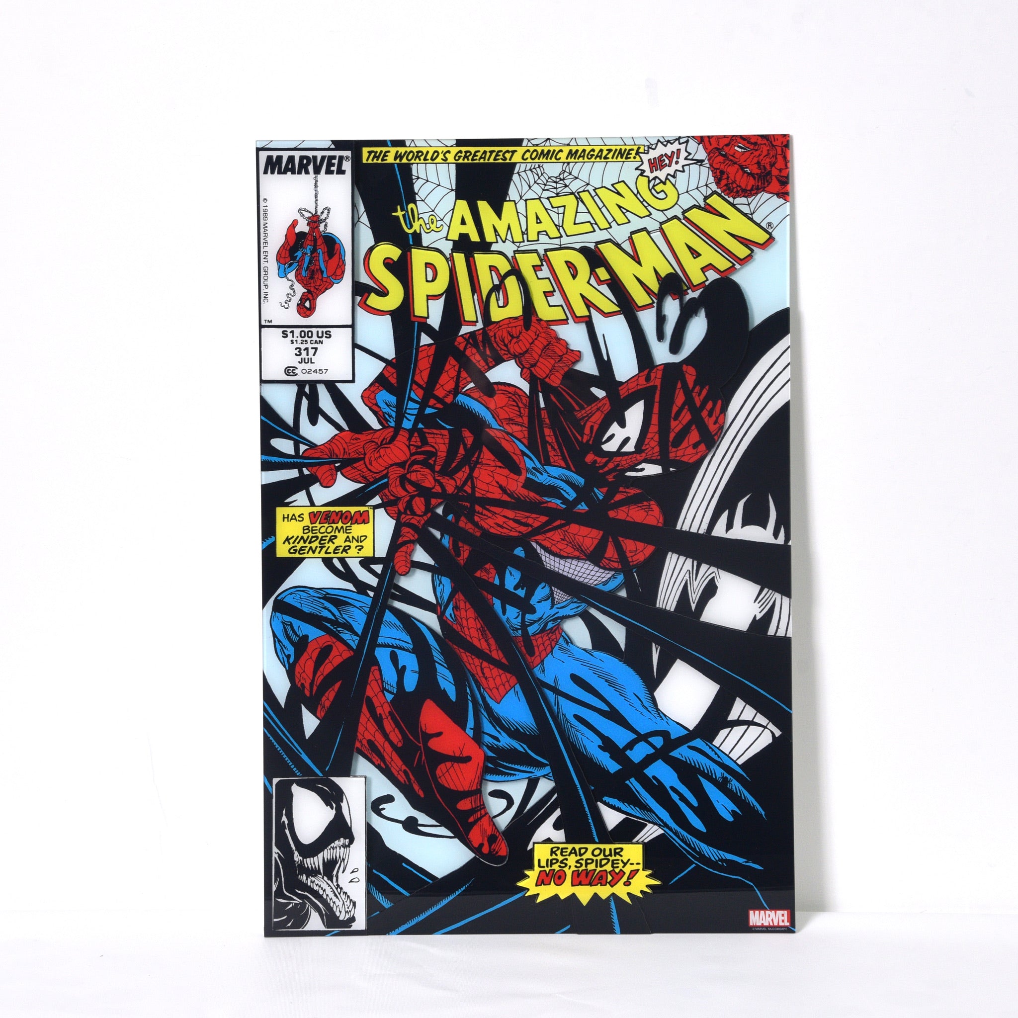 Todd McFarlane "The Amazing Spider-Man #317" Multi-Layer Acrylic (Comic Size)