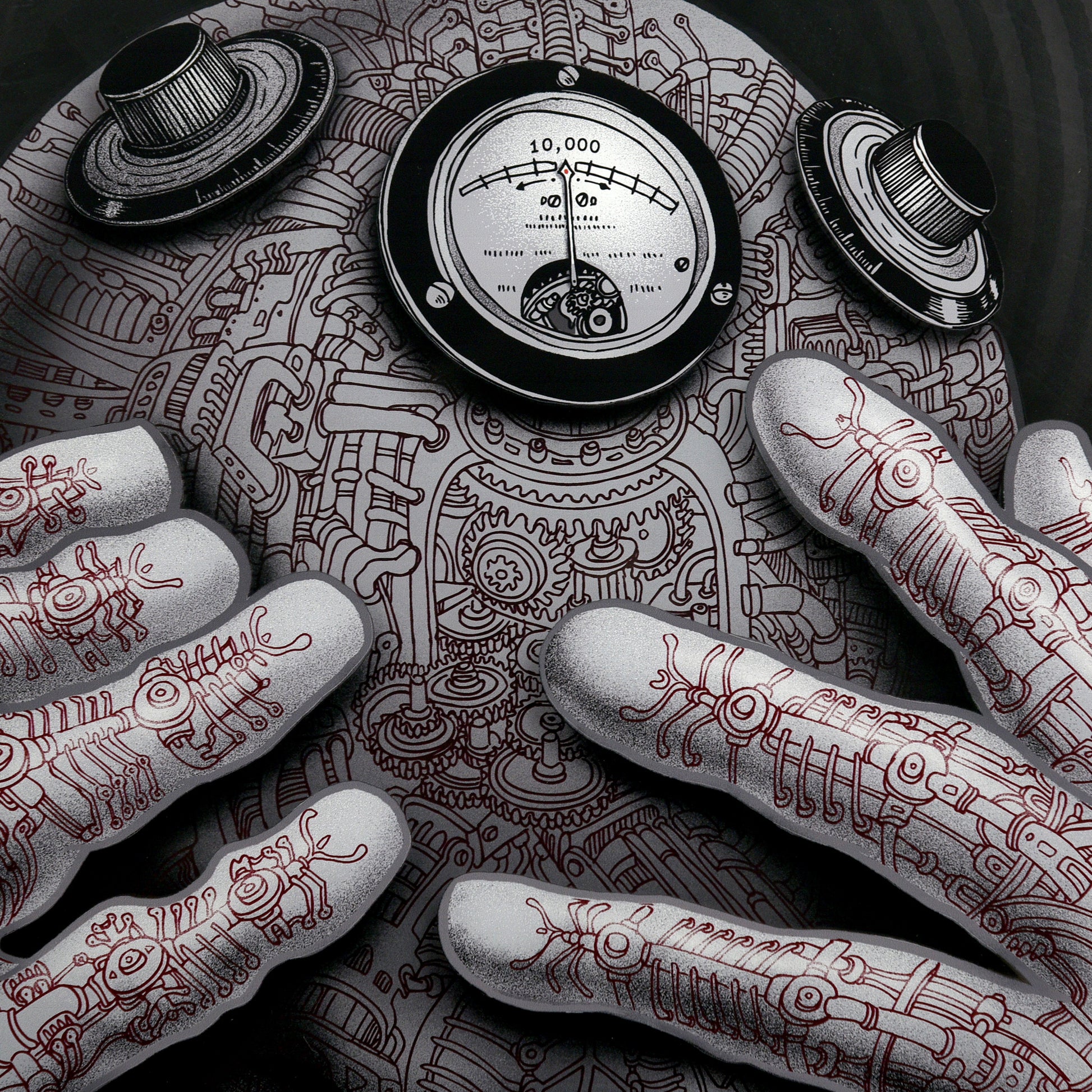 EMEK "Cyberman" Framed Acrylic Diorama
