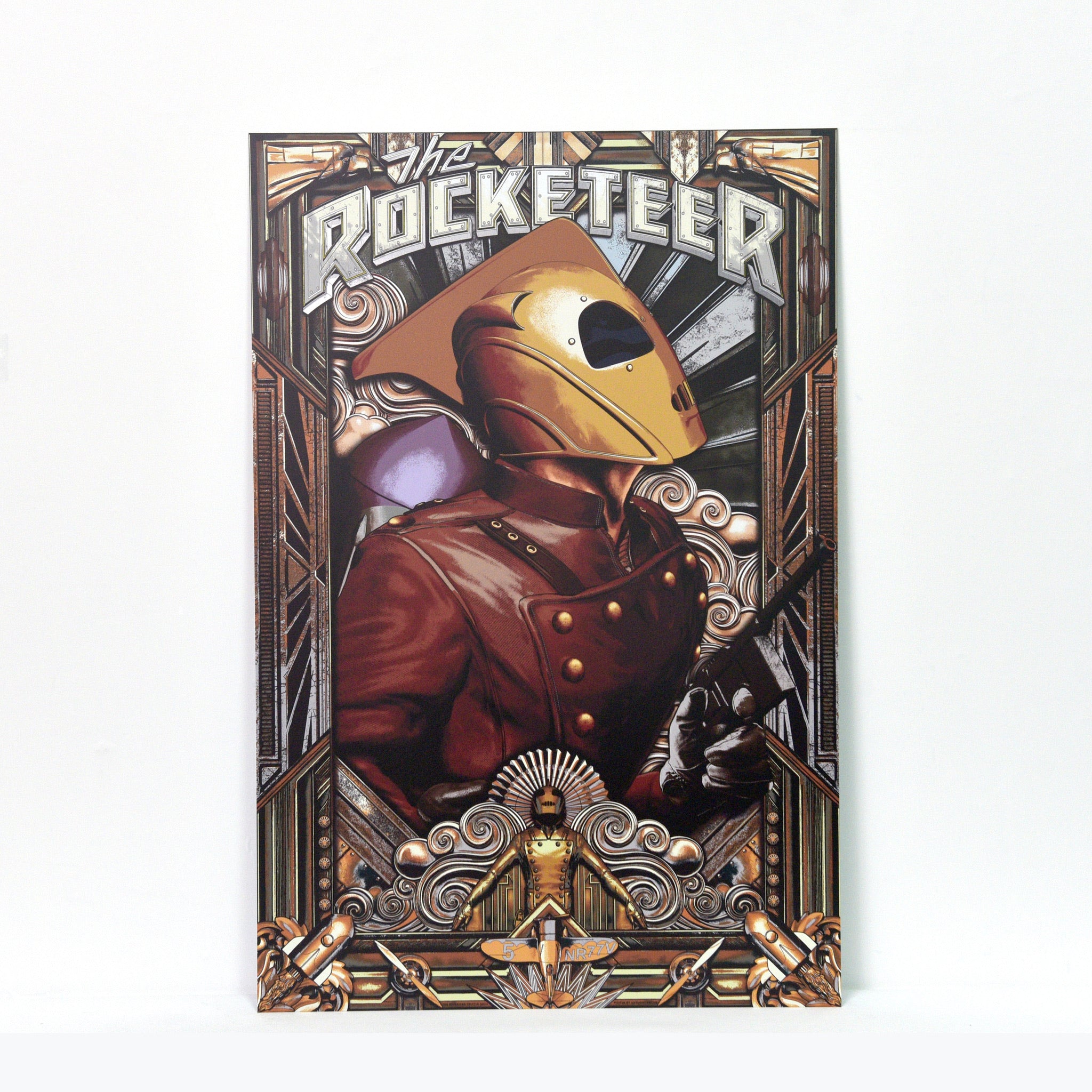 Anthony Petrie "The Rocketeer" Aluminum Print