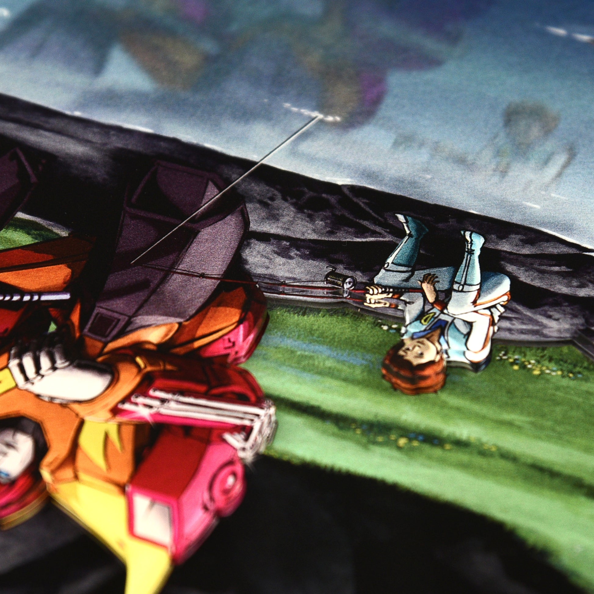 Matt Ferguson "Transformers: Hot Rod" Multi-Layer Acrylic
