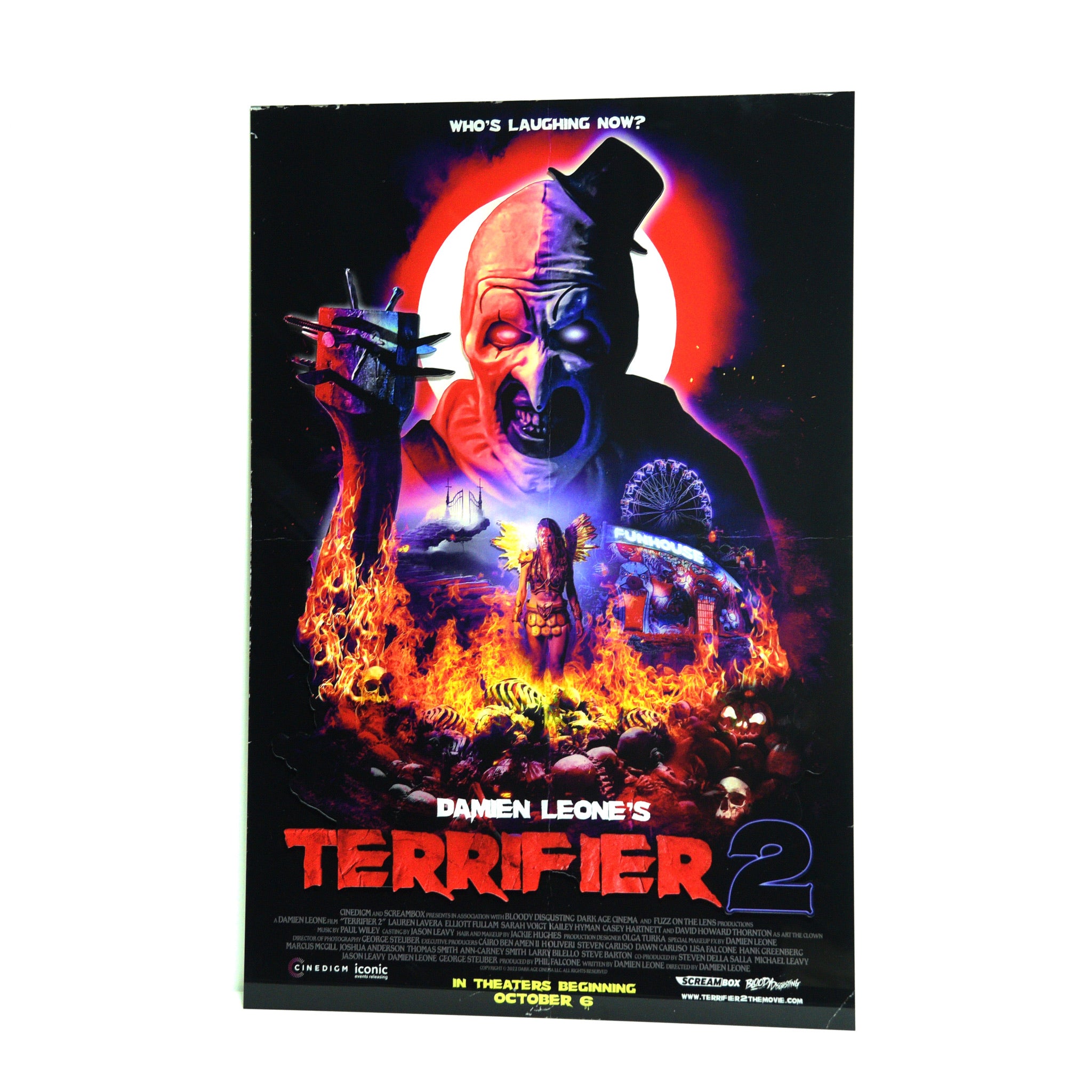Creepy Duck "Terrifier 2" Multi-Layer Acrylic (24x36)