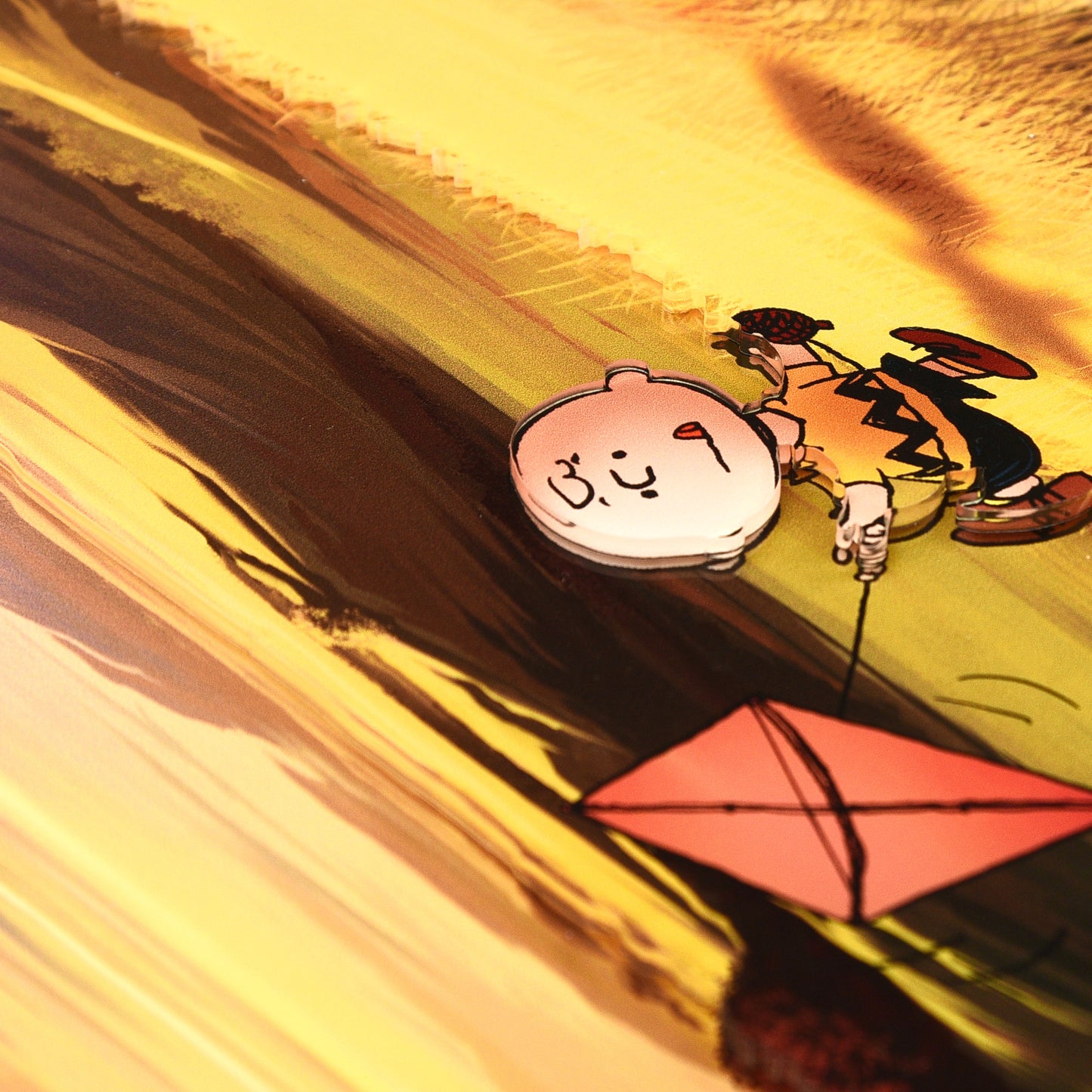 Mark Chilcott & Charles M. Schulz "Peanuts: It's Kite Flying Season" Multi-Layer Acrylic