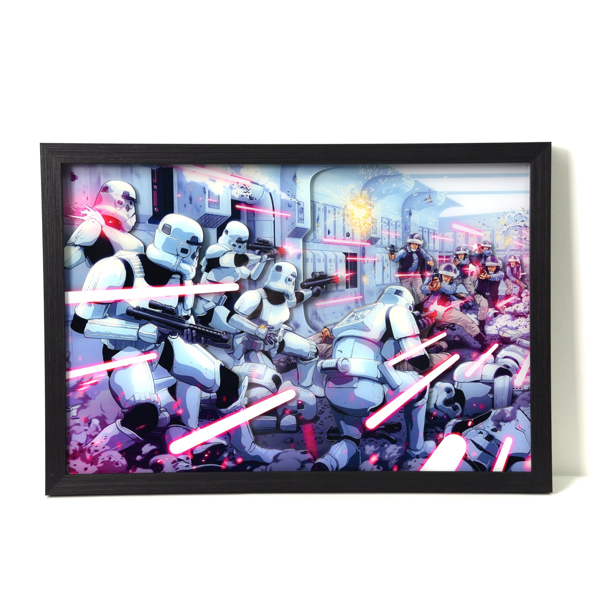Jack Gregory "Boarding Party (A New Hope)" Framed Acrylic Diorama