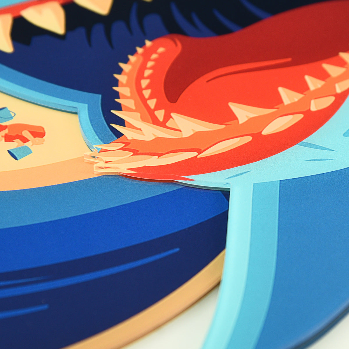 Tom Whalen "JAWS" Multi-Layer Acrylic (24x16)