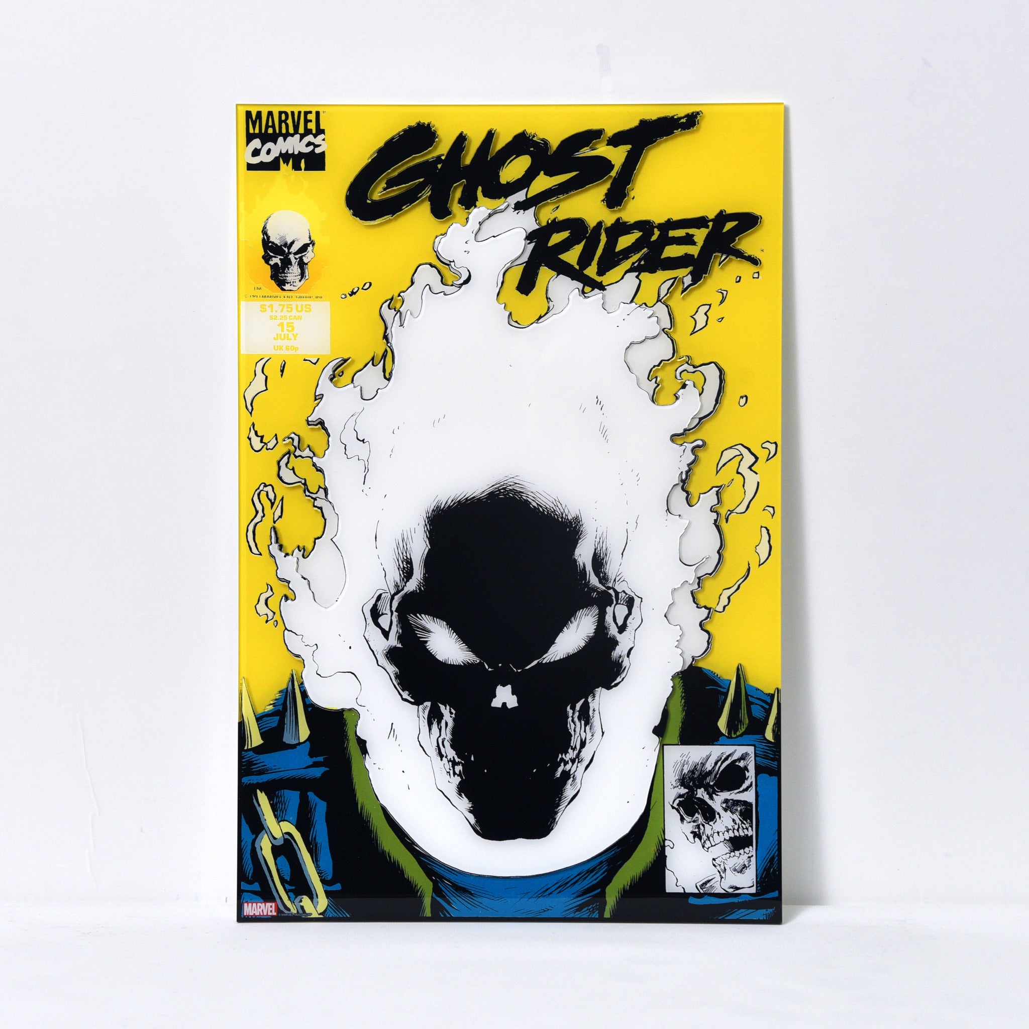 Mark Texeira "Ghost Rider #15" Variant - Multi-Layer Acrylic (Comic Size)