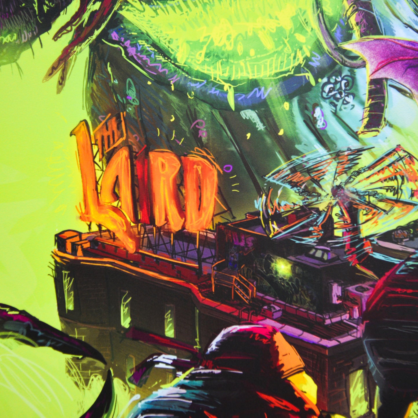 Matheuss Berant "TMNT: Mutant Mayhem" Aluminum Print