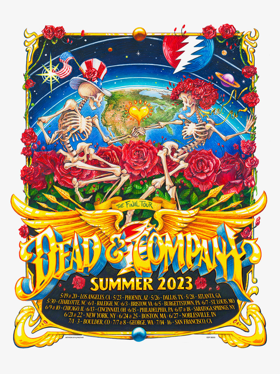 AJ Masthay "Dead & Co. The Final Tour - V1" AE