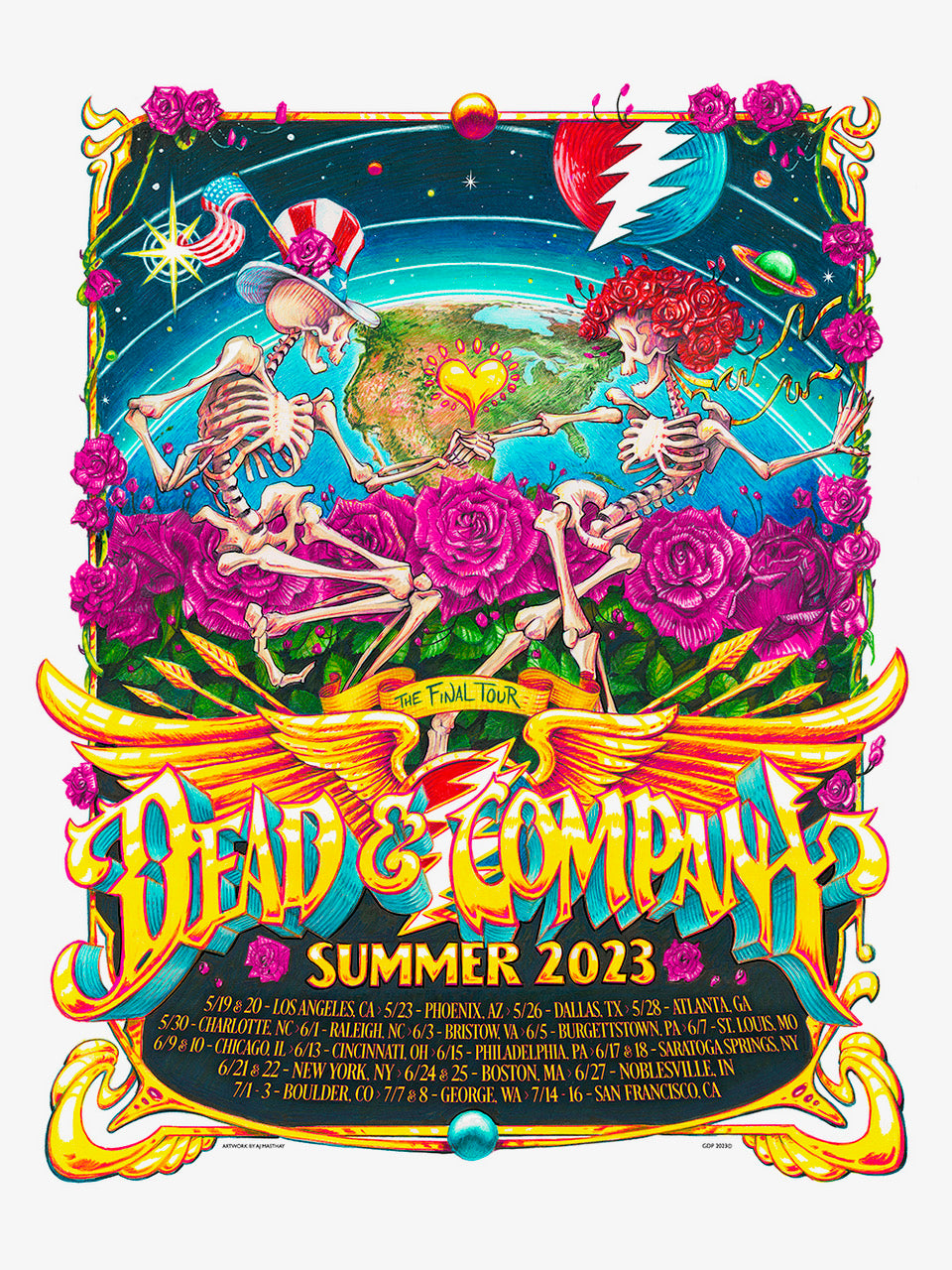 AJ Masthay "Dead & Co. The Final Tour - V2" AE