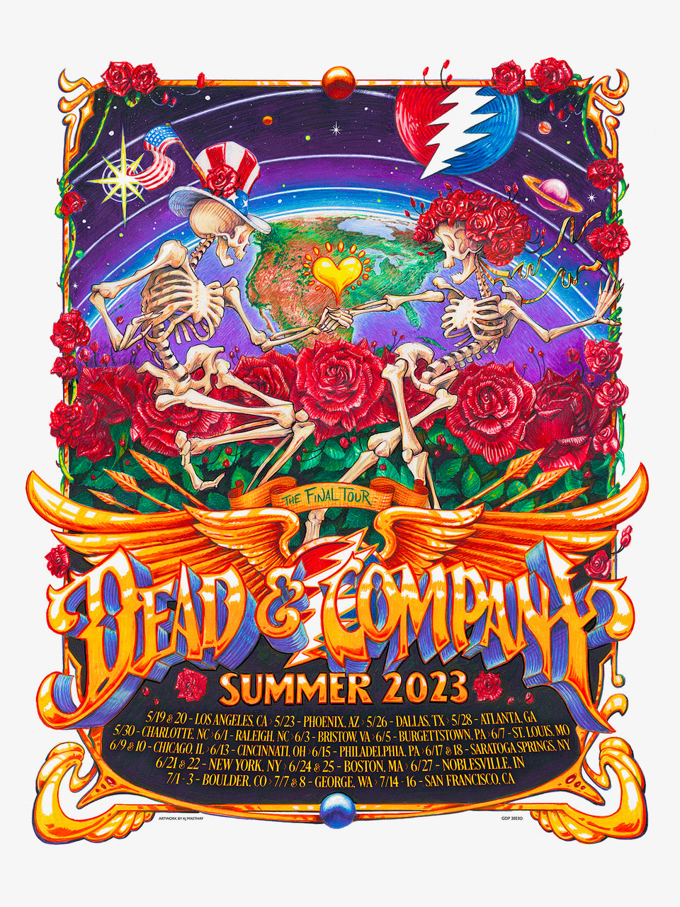 AJ Masthay "Dead & Co. The Final Tour - V3" AE